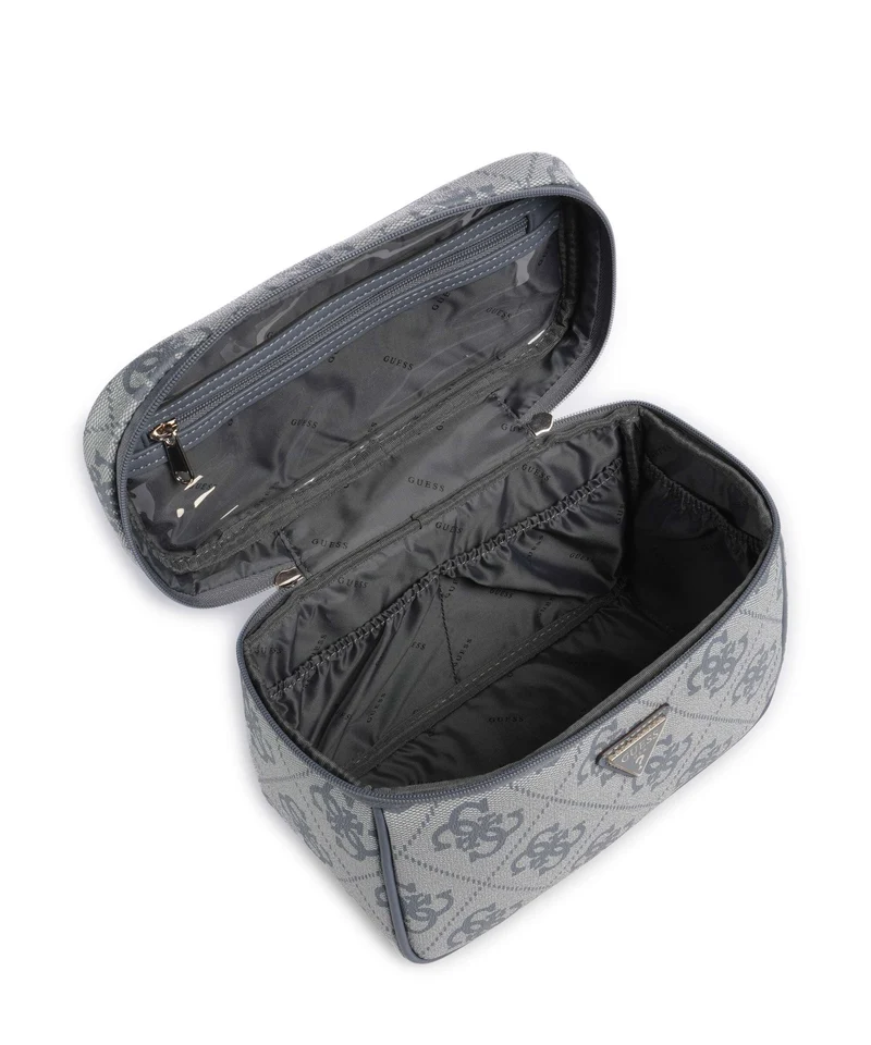 Guess Berta 4G Logo Kulturbeutel slate grey
