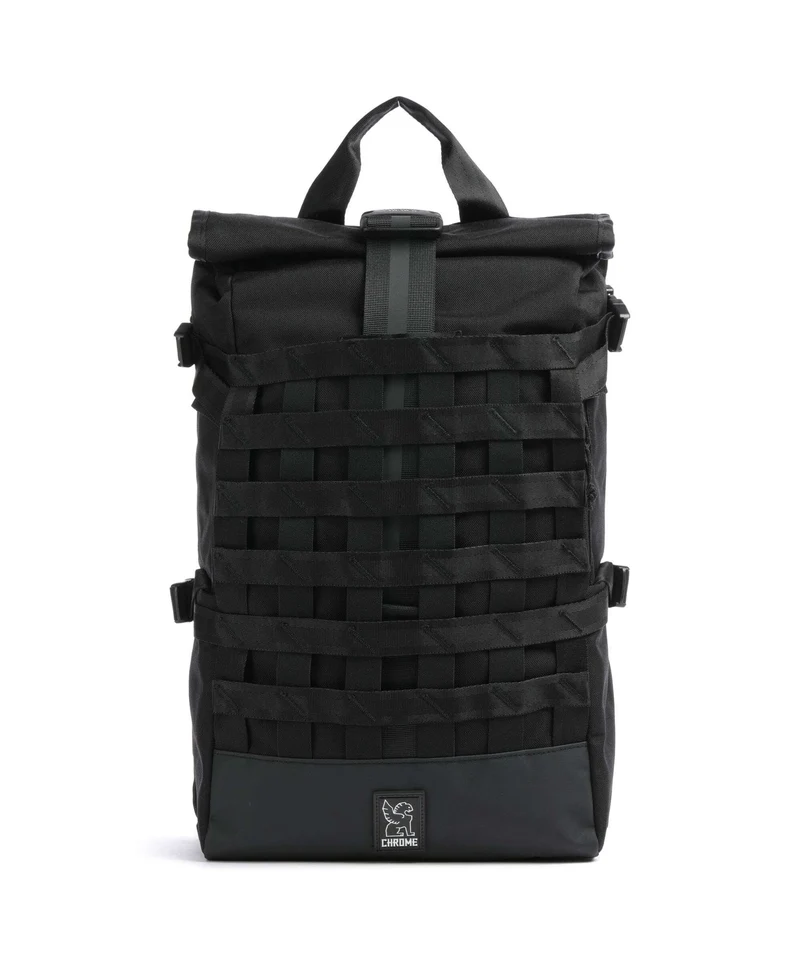 Chrome Barrage 22 Rolltop Rucksack black