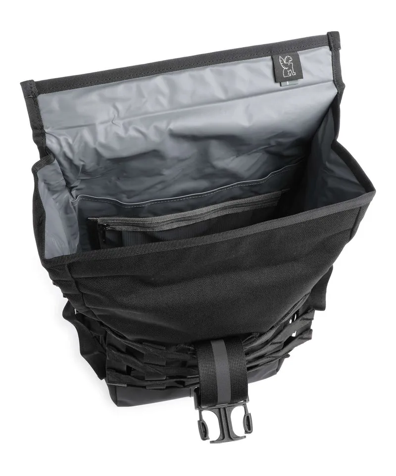 Chrome Barrage 22 Rolltop Rucksack black