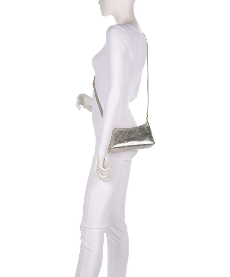 Coccinelle Aura Schultertasche pale gold