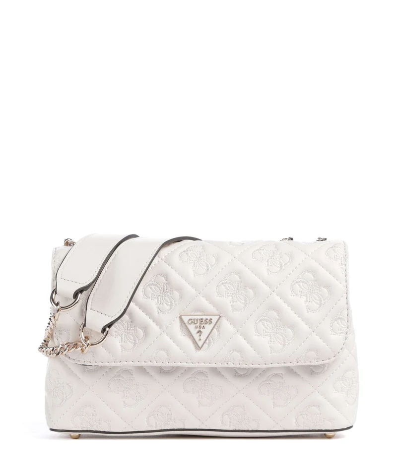 Guess Adelasia Schultertasche offwhite