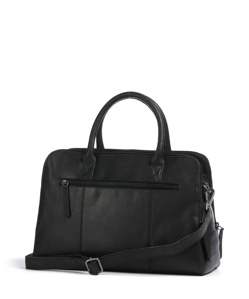The Chesterfield Brand Wax Pull Up Cow Layton Handtasche black