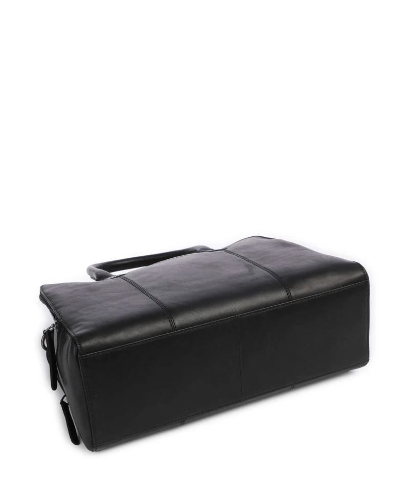The Chesterfield Brand Wax Pull Up Cow Layton Handtasche black