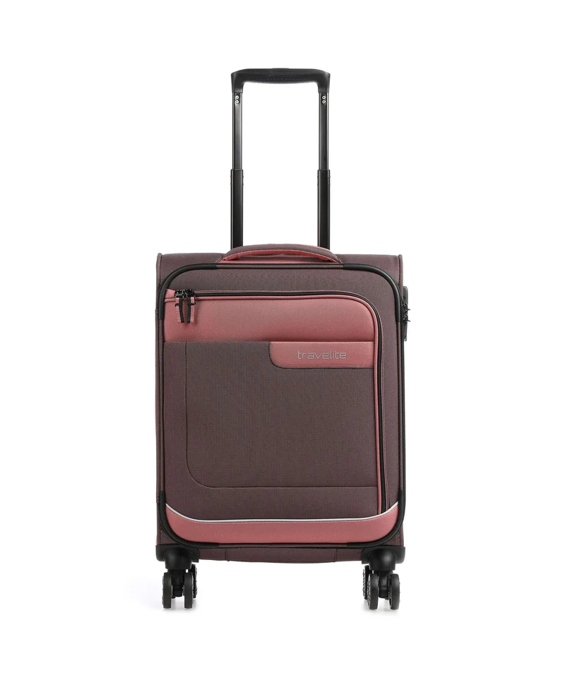 Travelite Viia 4-Rollen Trolley frühlingsrose