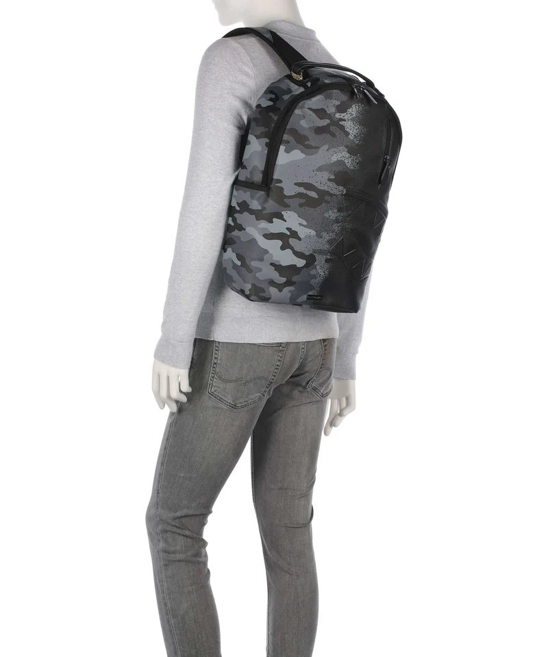 Sprayground Spray Split Night Camo Rucksack black