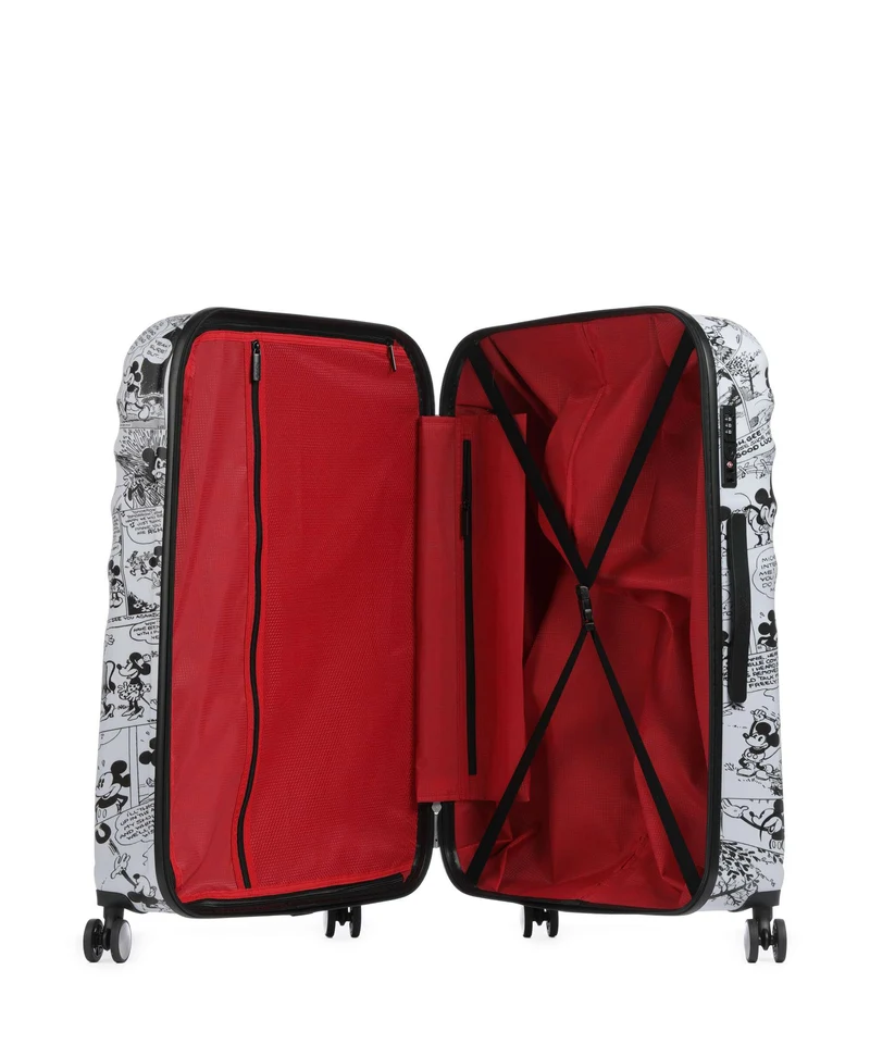 American Tourister Wavebreaker Disney 4-Rollen Trolley minnie comics/white