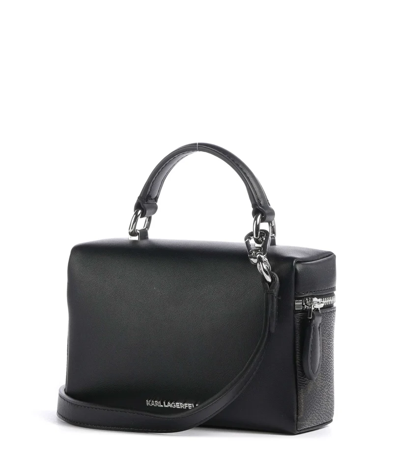 Karl Lagerfeld Ikon Monogram Small Umhängetasche brown/kl mono