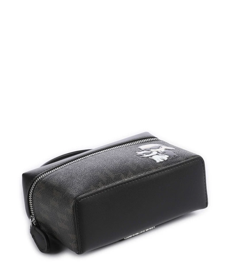 Karl Lagerfeld Ikon Monogram Small Umhängetasche brown/kl mono