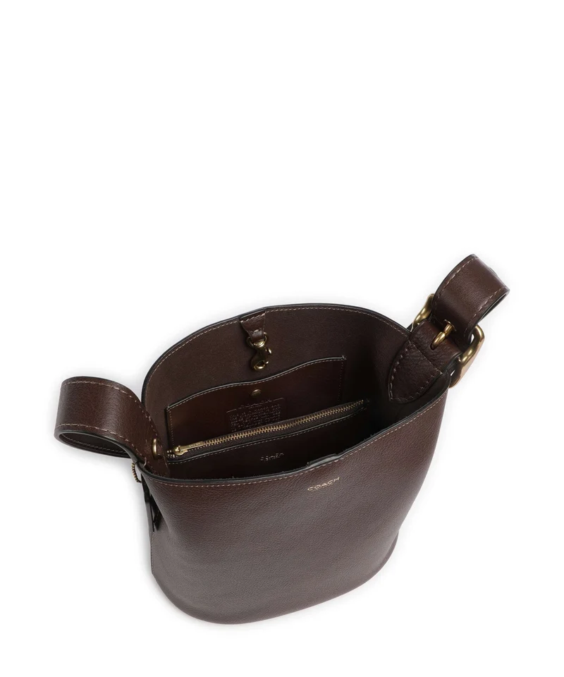 Coach Bleecker 21 Bucket Handtasche maple