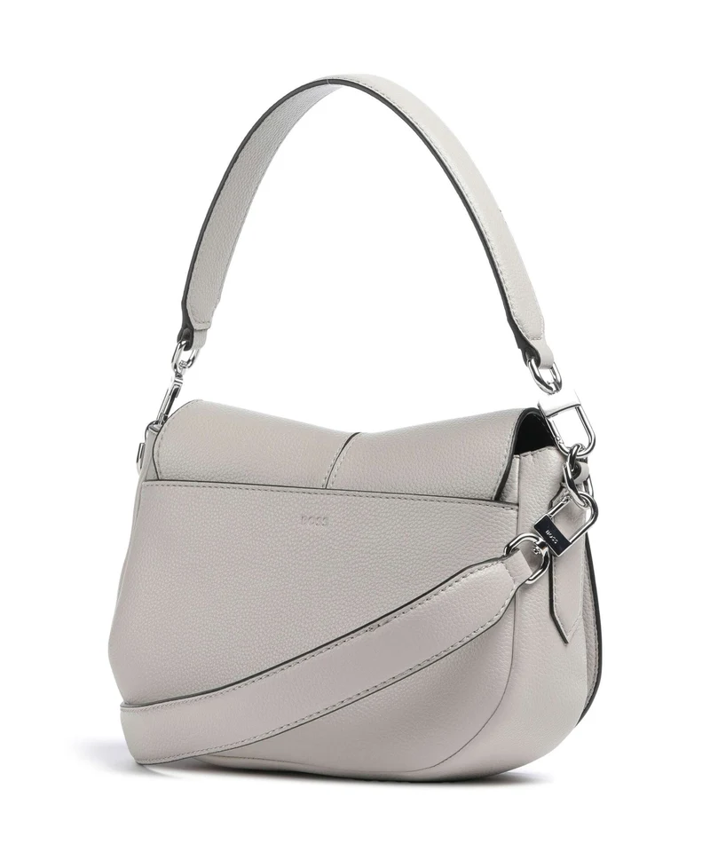 BOSS Anett Schultertasche light grey