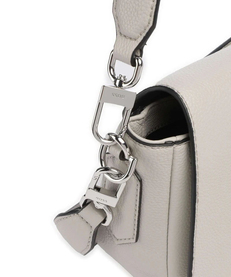 BOSS Anett Schultertasche light grey