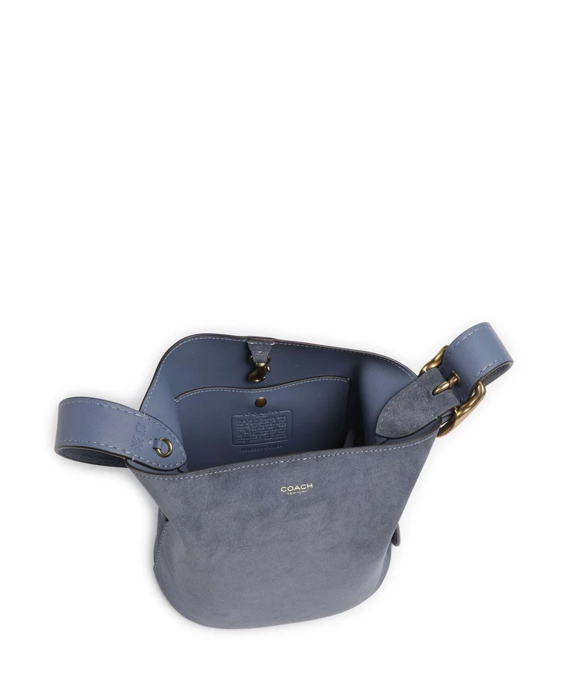 Coach Bleecker 21 Bucket Handtasche light denim