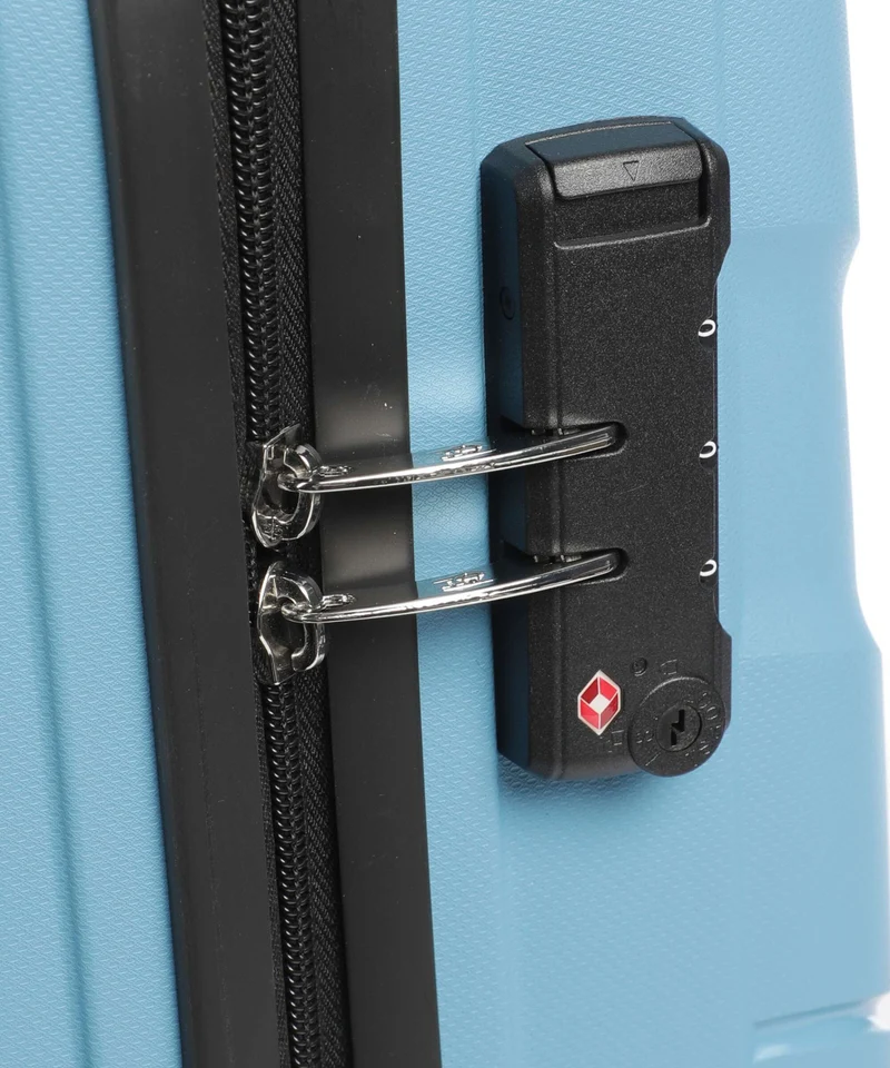 American Tourister Jetdriver 3.0 4-Rollen Trolley light blue