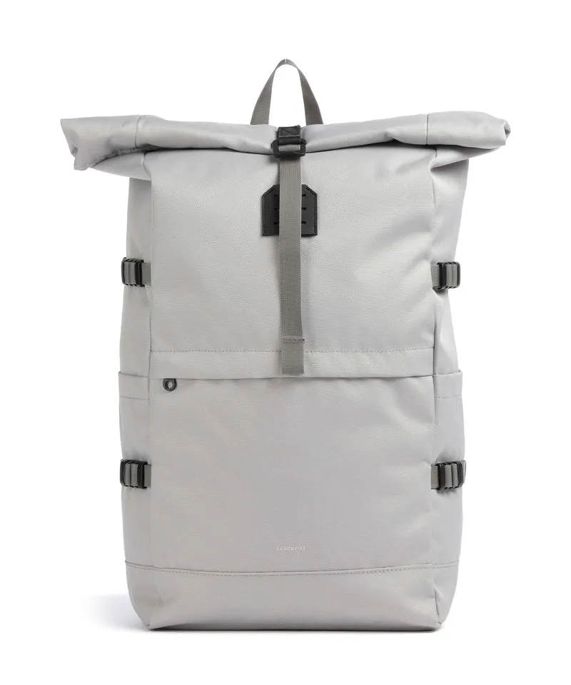 Sandqvist Icon L Rolltop Rucksack light grey