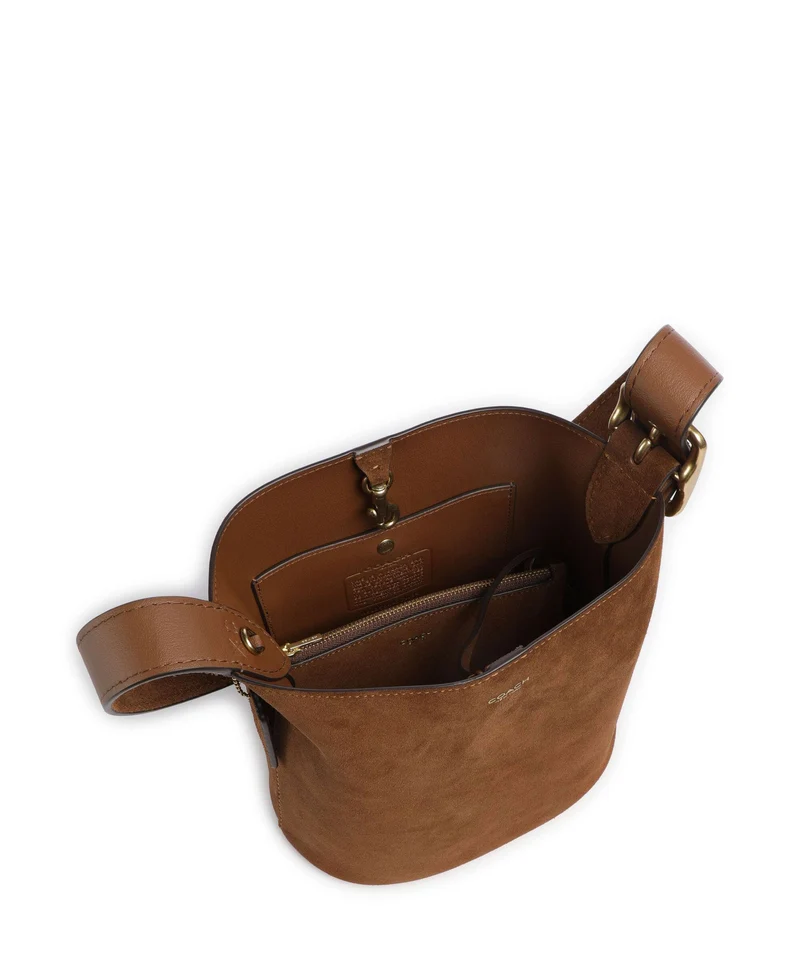 Coach Bleecker 21 Bucket Handtasche warm brown