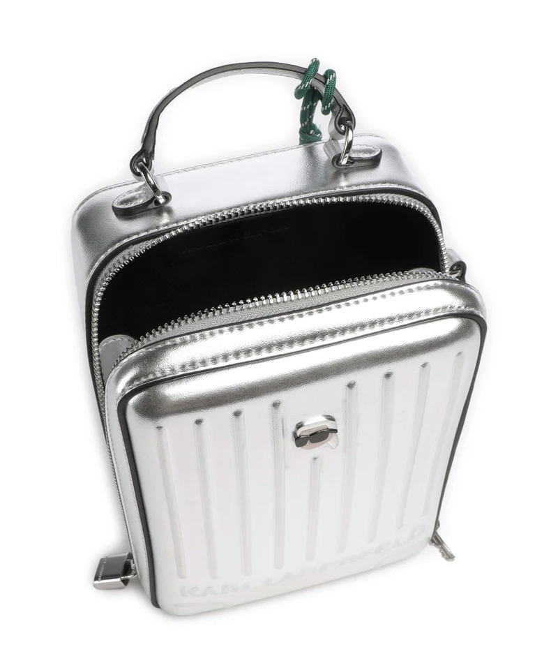Karl Lagerfeld Ikon Umhängetasche silver