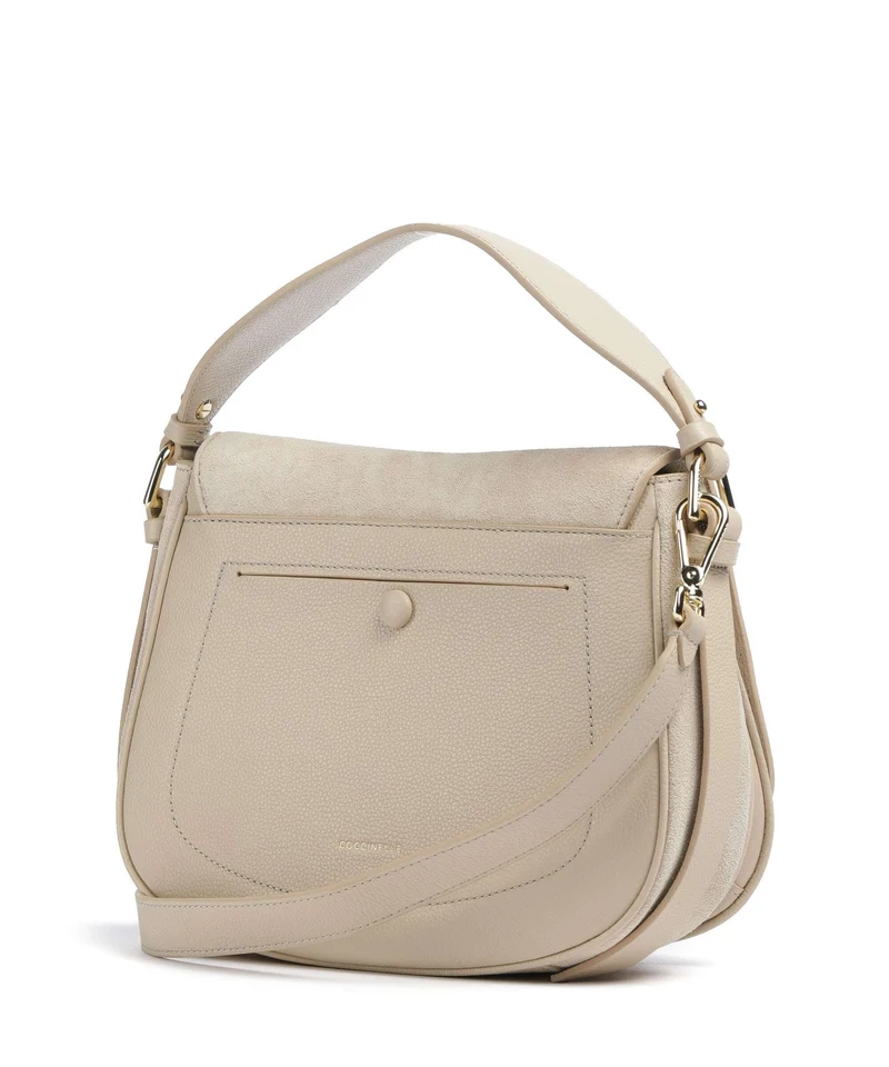 Coccinelle Mavery Suede Handtasche sandshell
