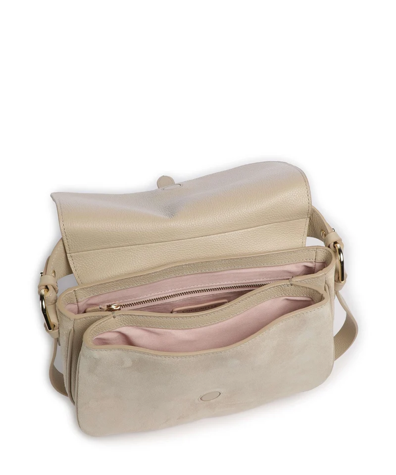 Coccinelle Mavery Suede Handtasche sandshell