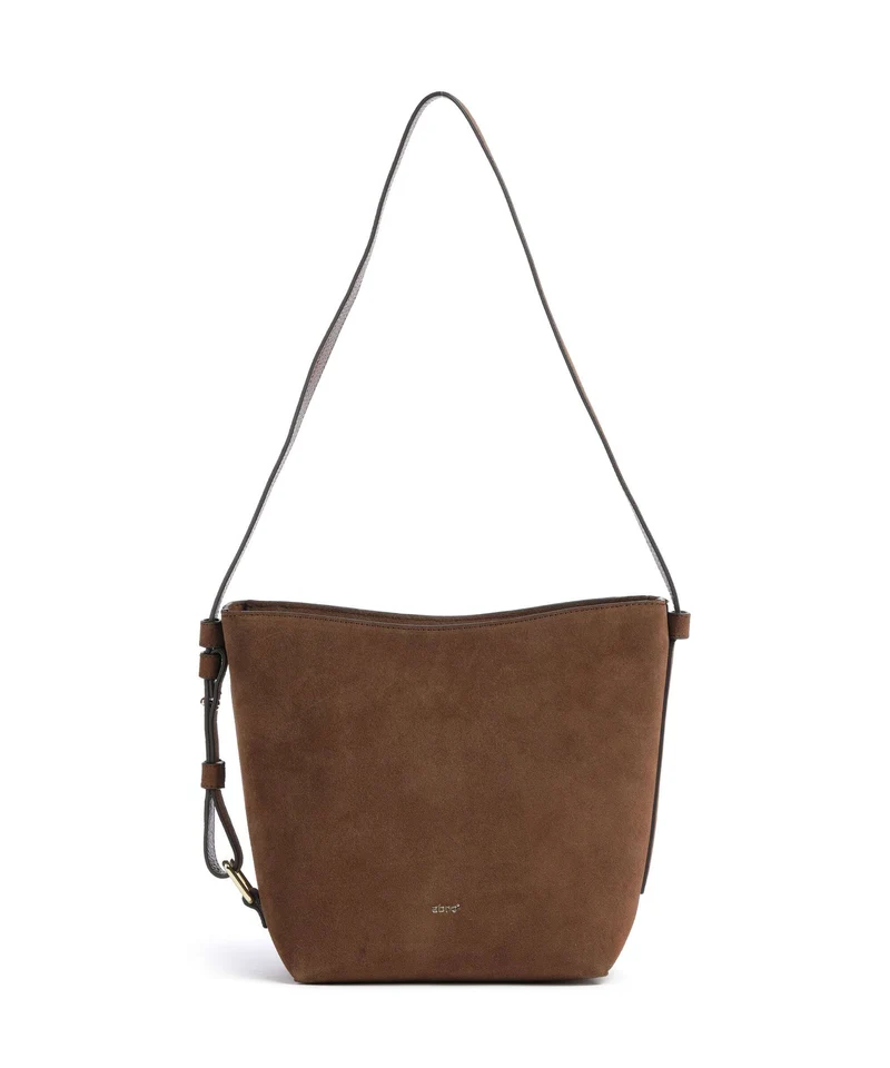 Abro Suede Cosmo Umhängetasche wood
