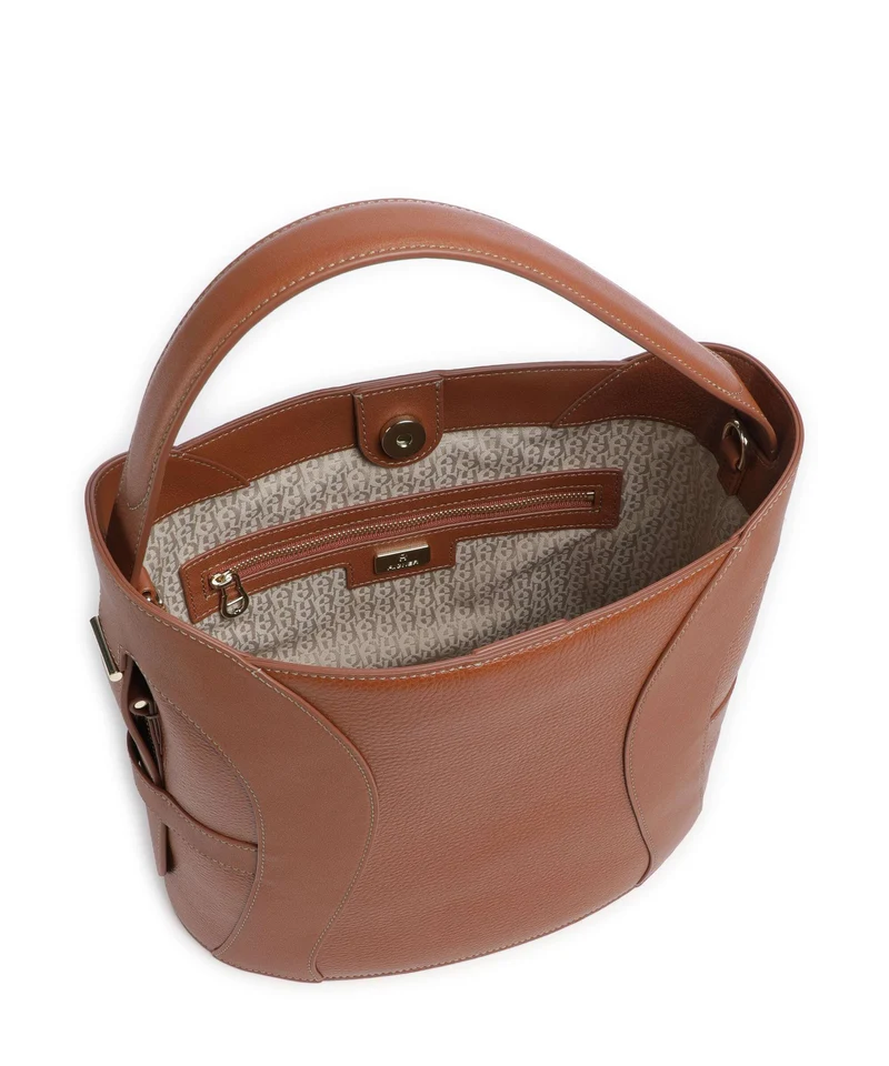 Aigner Deborah M Bucket Handtasche cognac brown