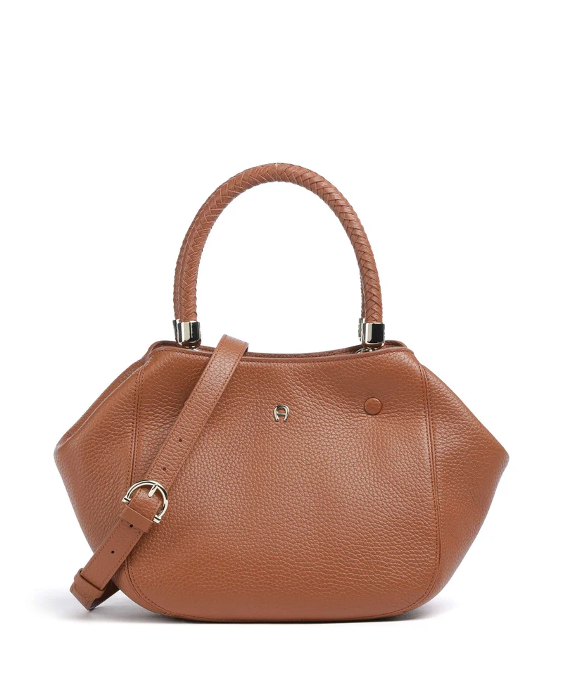 Aigner Carré Soft M Handtasche cognac brown