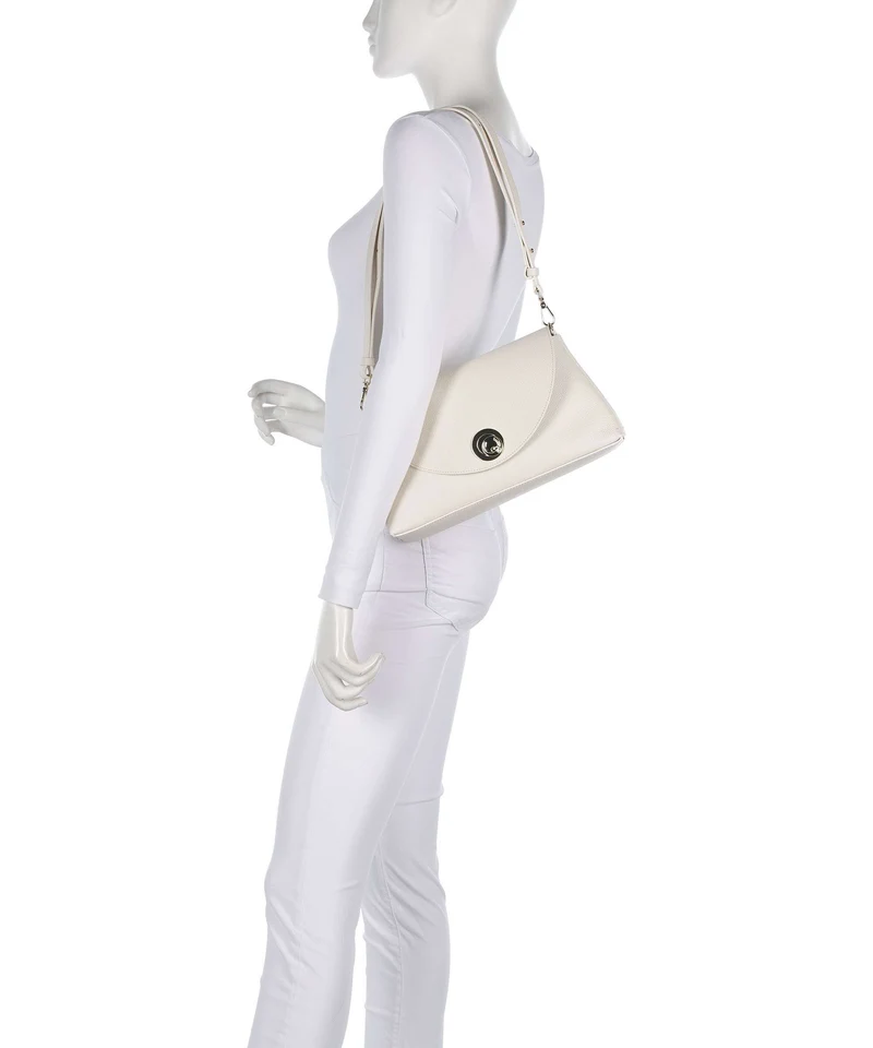 Coccinelle Nikla Schultertasche pearl/cognac