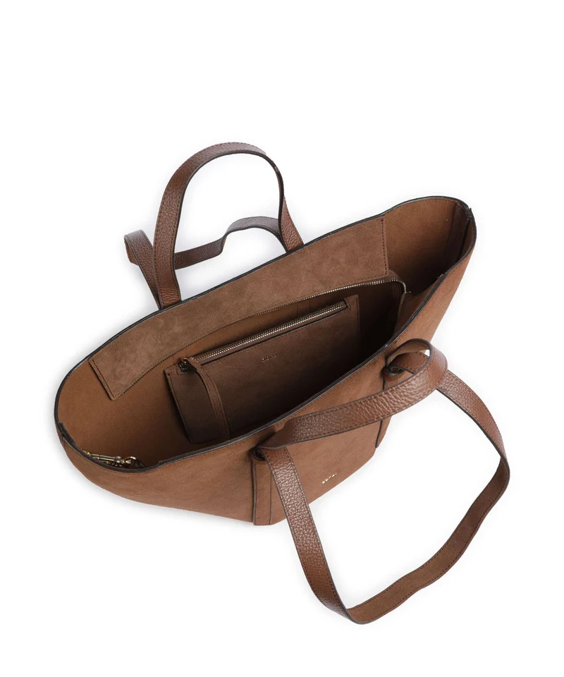 Abro Suede Cosmo Medium Shopper wood