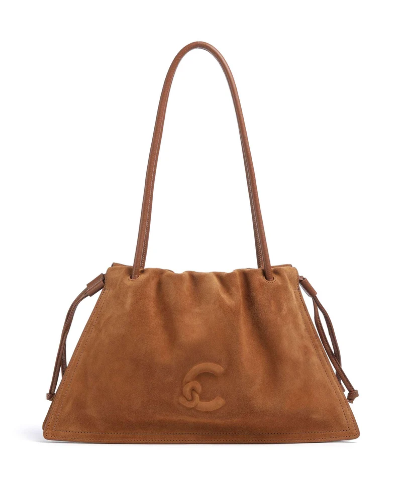 Coccinelle Dulse Bucket Handtasche cognac