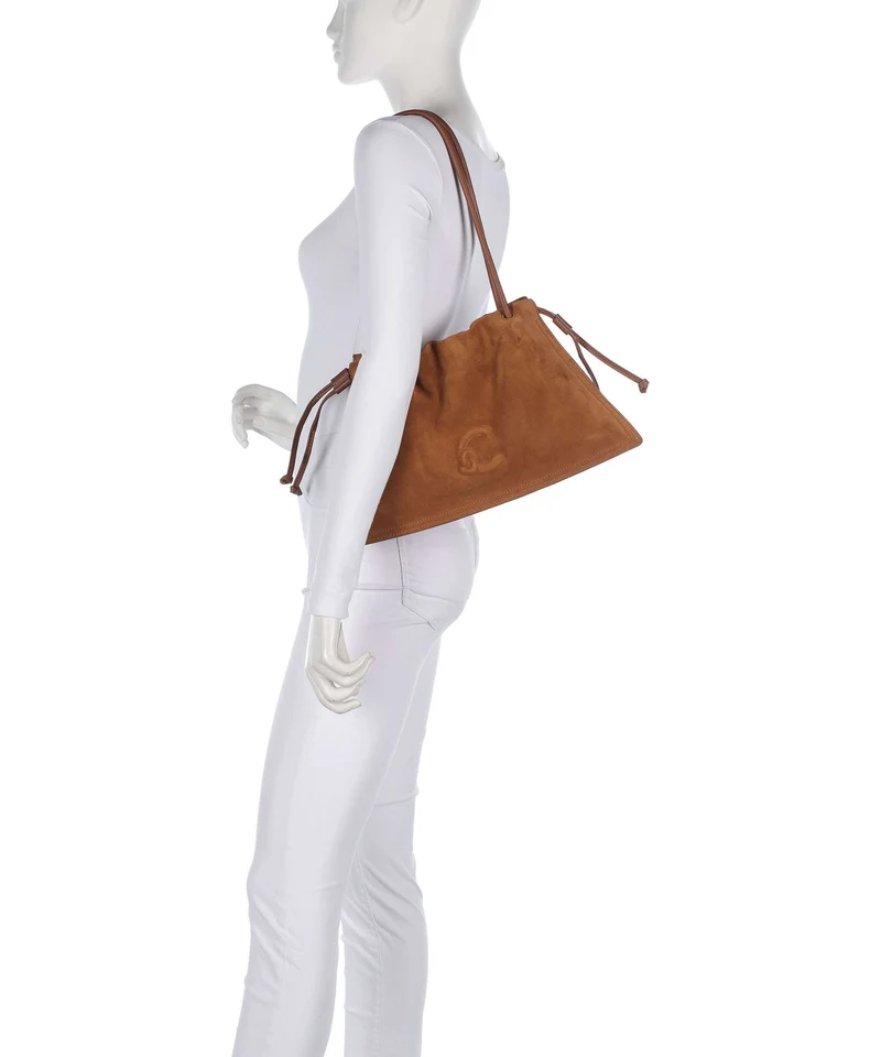 Coccinelle Dulse Bucket Handtasche cognac