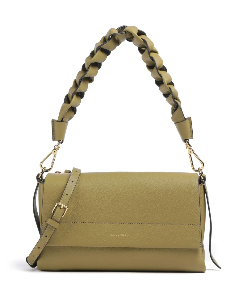 Coccinelle Boheme Grana Double Schultertasche seagrass/sandshell