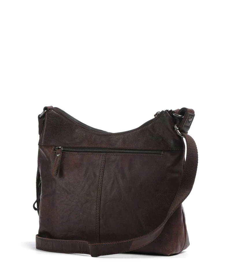 Spikes & Sparrow Bronco Jessyca Umhängetasche dark brown
