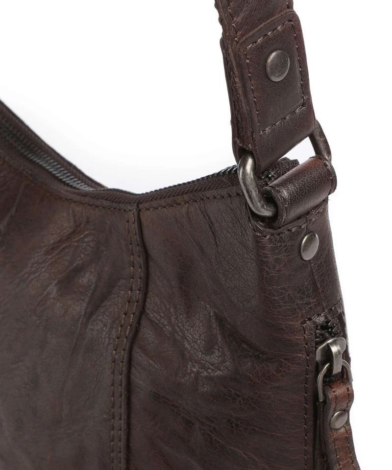 Spikes & Sparrow Bronco Jessyca Umhängetasche dark brown