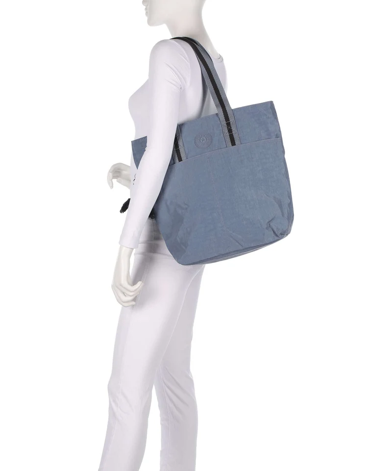 Kipling Basic Hanifa Shopper blue stone