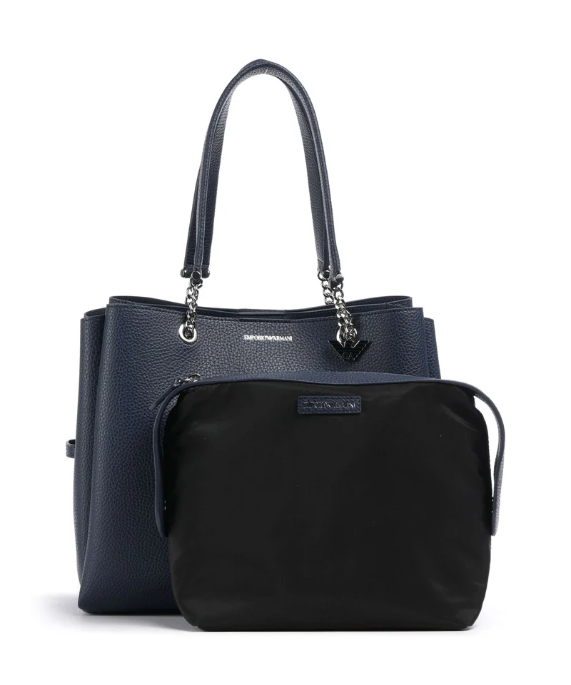 Emporio Armani Annie Shopper blu marina