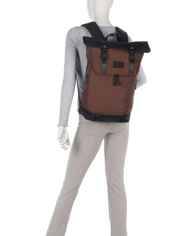 Doughnut Go Wild Christopher Rolltop Rucksack grey/brown