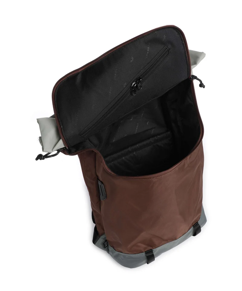 Doughnut Go Wild Christopher Rolltop Rucksack grey/brown