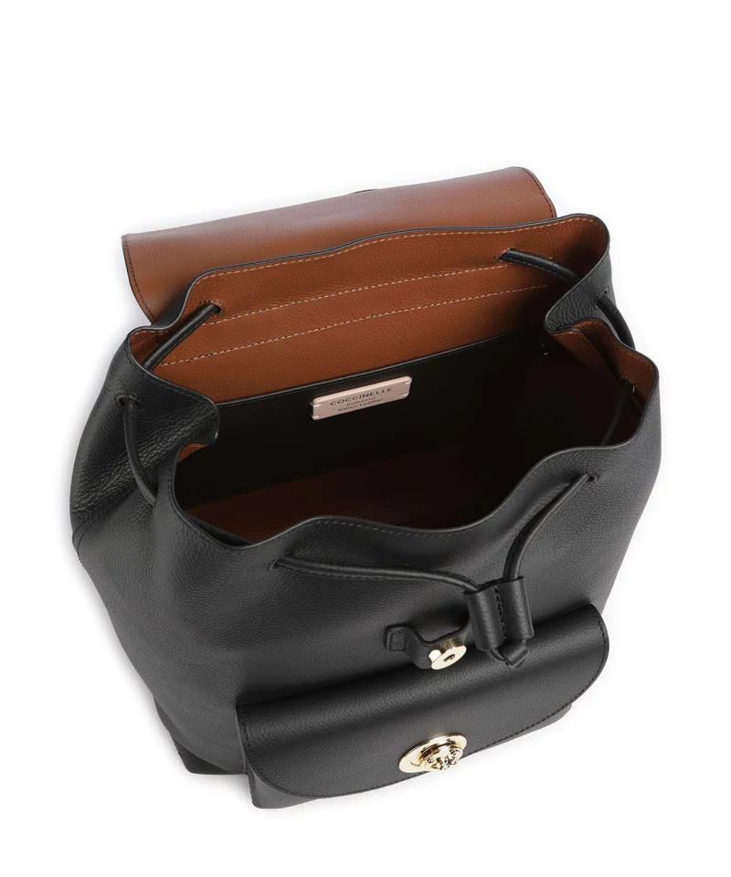 Coccinelle Nikla Rucksack noir/cognac