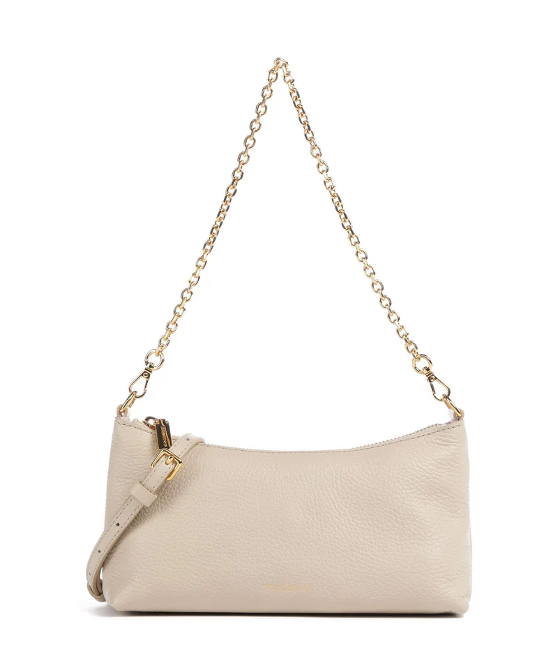 Coccinelle Aura Schultertasche sandshell