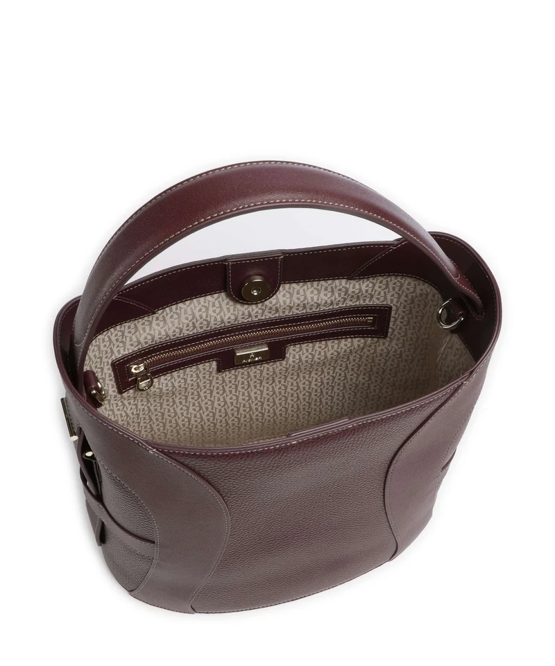 Aigner Deborah M Bucket Handtasche port red