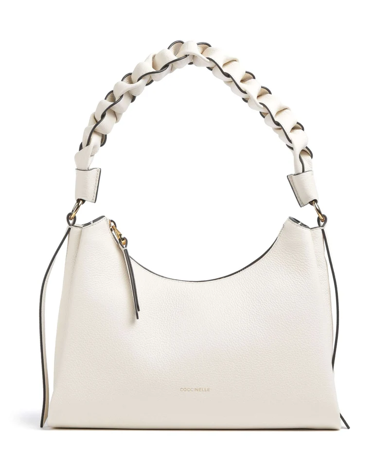 Coccinelle Boheme Grana Double Schultertasche pearl/cognac
