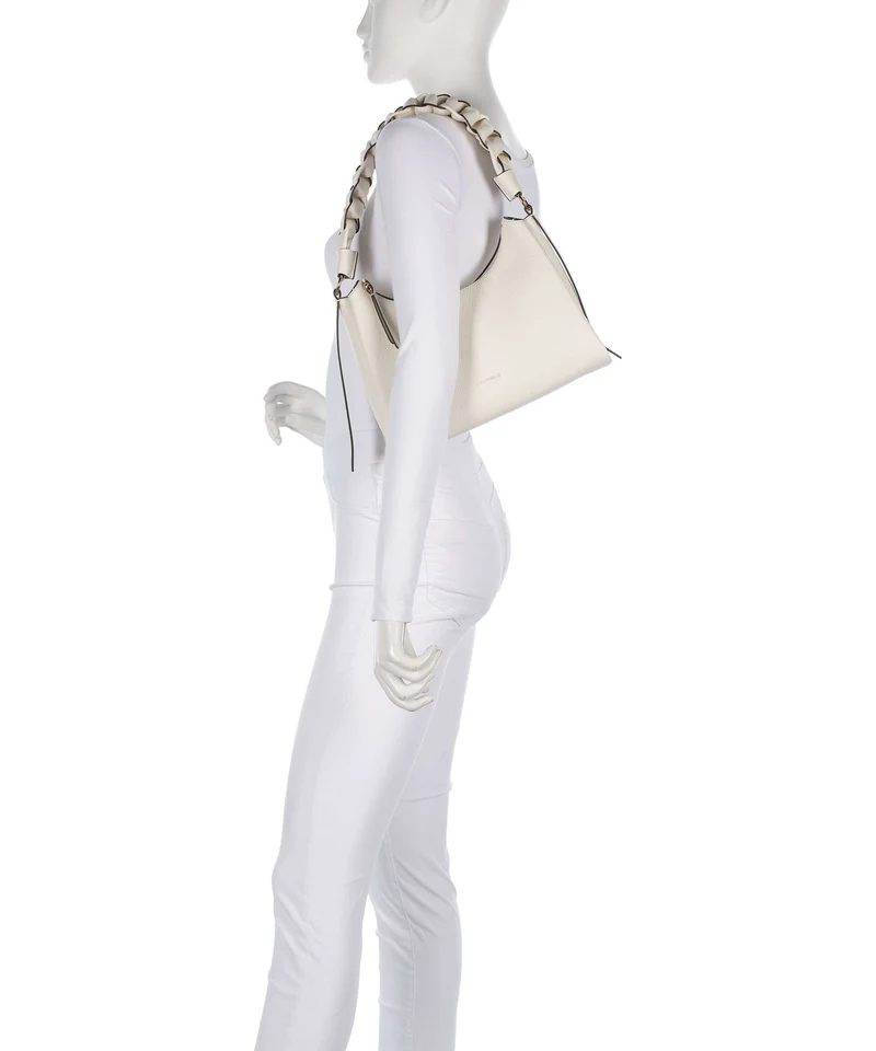 Coccinelle Boheme Grana Double Schultertasche pearl/cognac