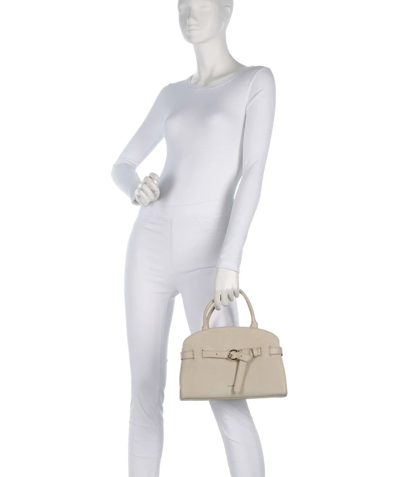 Coccinelle Sabine Suede Handtasche sandshell