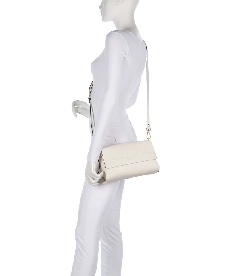 Coccinelle Boheme Grana Double Schultertasche pearl/cognac