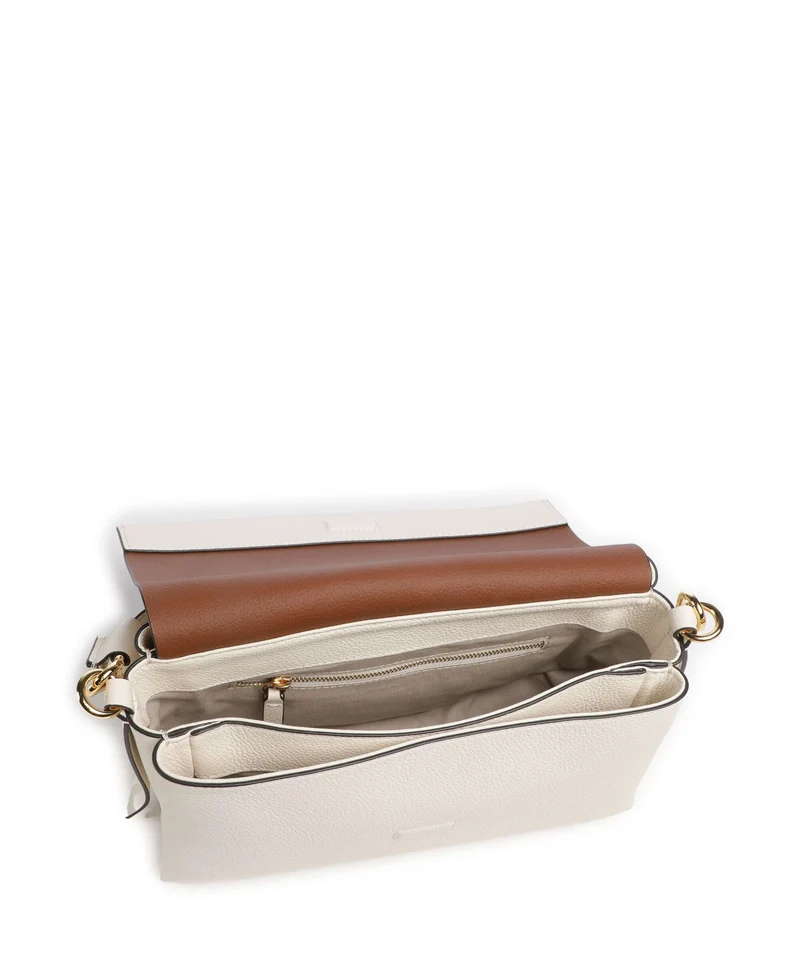 Coccinelle Boheme Grana Double Schultertasche pearl/cognac
