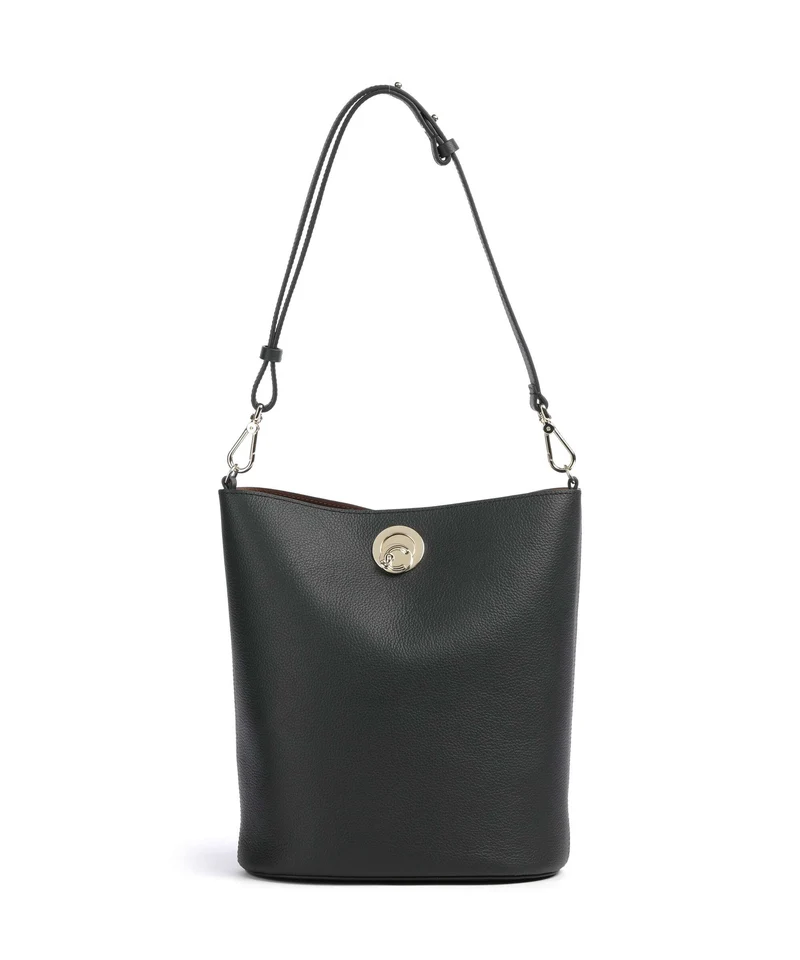 Coccinelle Nikla Bucket Handtasche noir/cognac