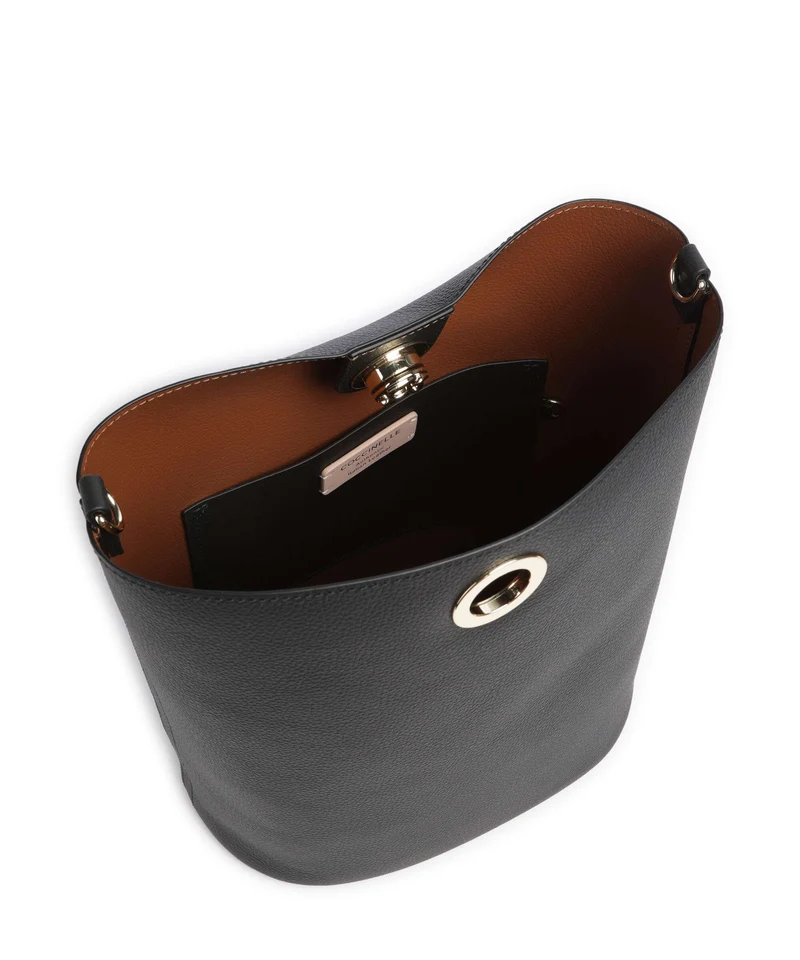 Coccinelle Nikla Bucket Handtasche noir/cognac
