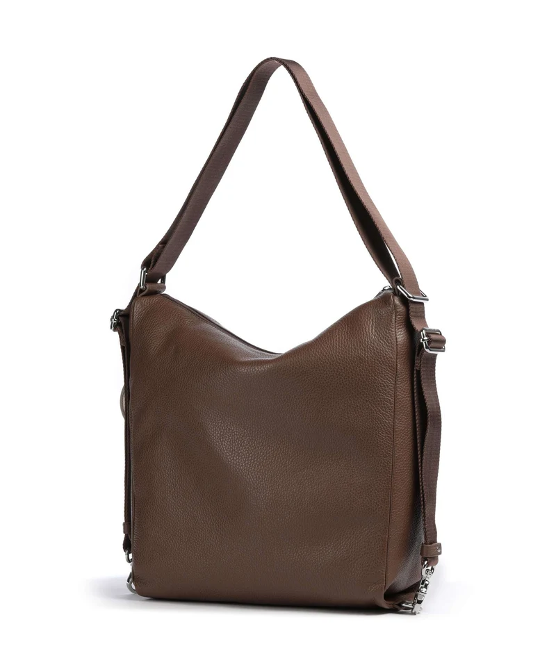 Mandarina Duck Mellow Leather Rucksack-Tasche milk chocolate
