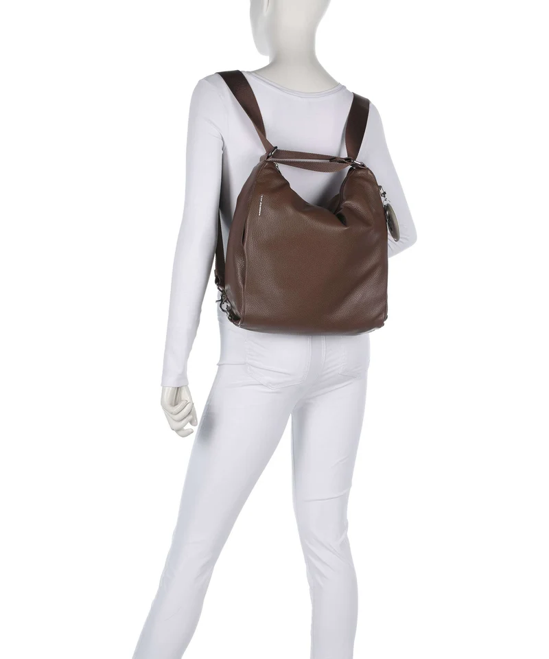 Mandarina Duck Mellow Leather Rucksack-Tasche milk chocolate
