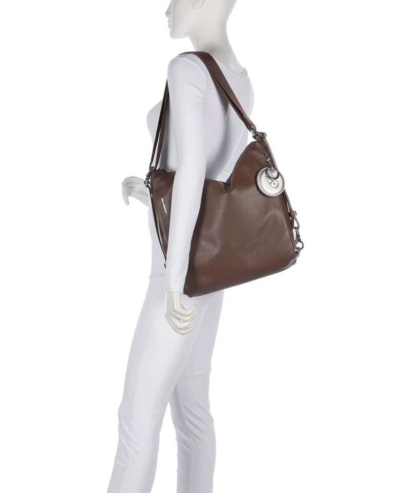 Mandarina Duck Mellow Leather Rucksack-Tasche milk chocolate