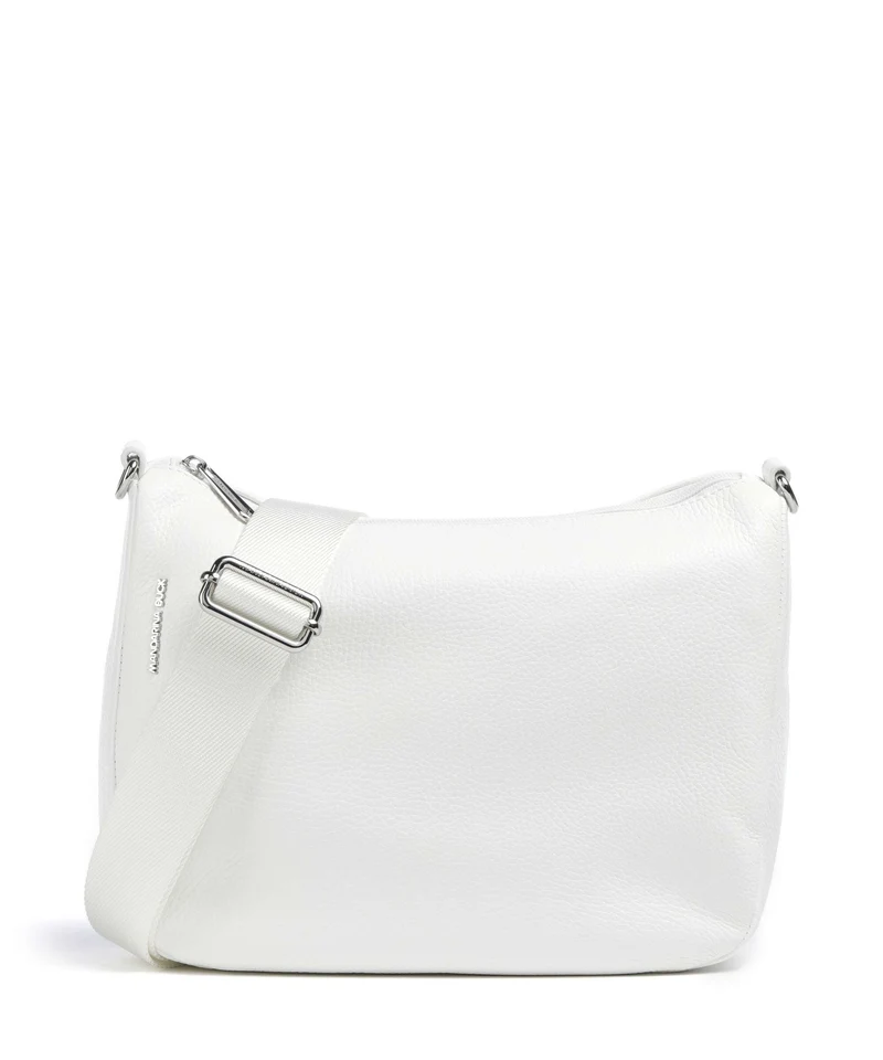 Mandarina Duck Mellow Leather Umhängetasche blanc